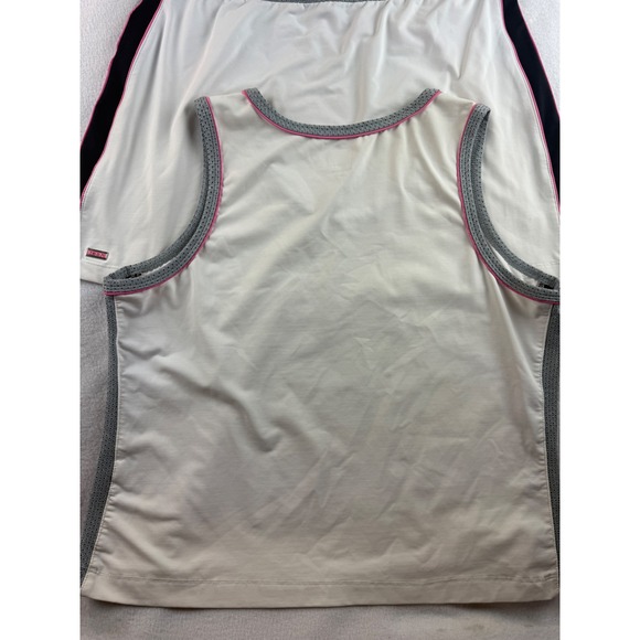 Tail Tech XL Tennis Skirt Set Athletic Activewear White Black Pink Trim - Picture 7 of 12